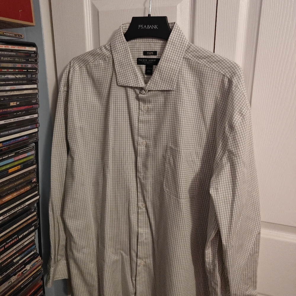 Pronto Uomo Men's Checkered Shirt - Green
